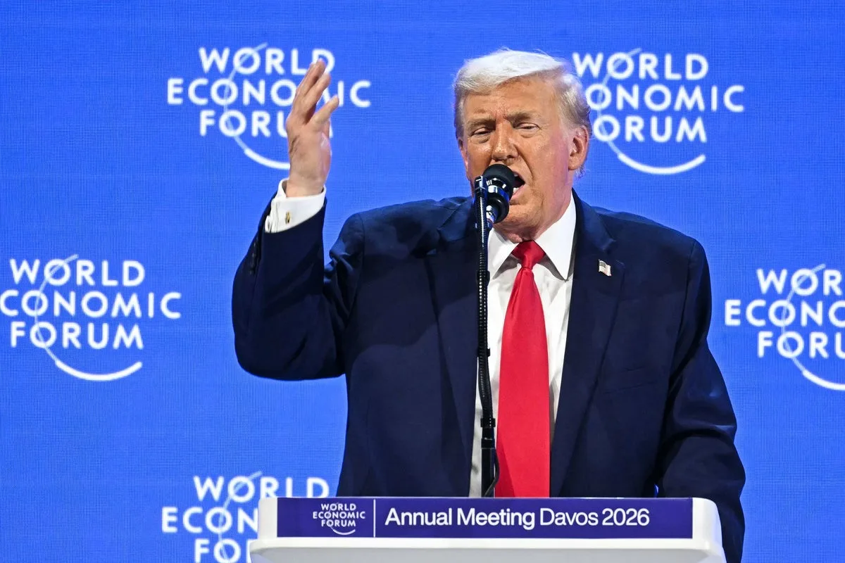 Trump Launches Fresh Attack on UK Over North Sea Oil at Davos