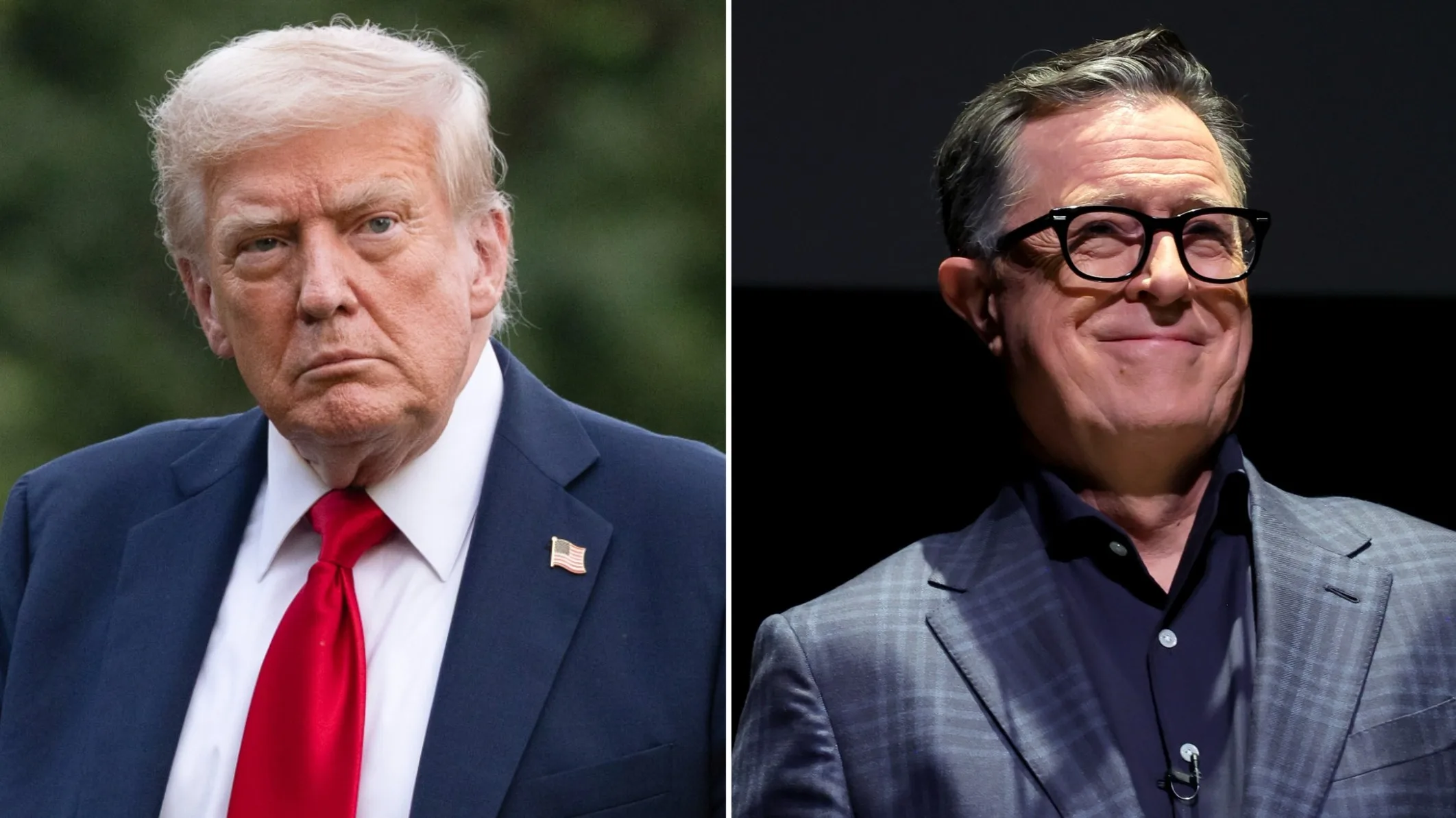 Trump Calls for CBS to Cancel Stephen Colbert's Show ‘Now’ After Late-Night Rerun
