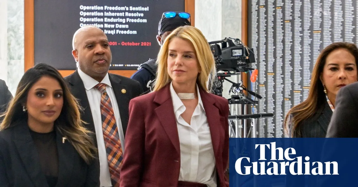 Bondi Admits Redaction Errors in Epstein Files, Deflects Trump Questions