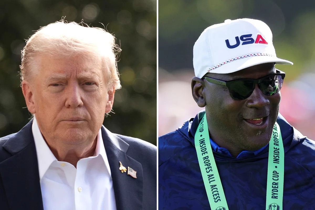 Trump and Michael Jordan Among Celebrities at 2025 Ryder Cup