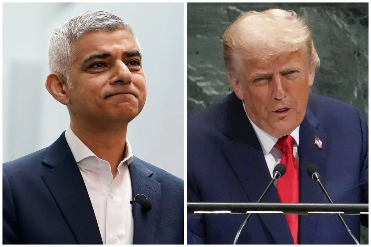 Trump Reignites Feud with London Mayor Sadiq Khan