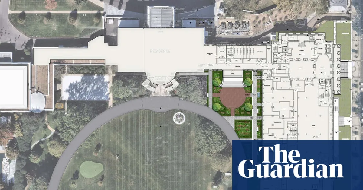 Detailed Renderings Reveal Trump's £320m White House Ballroom Plans