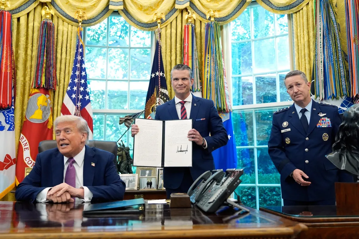 Trump’s Pentagon Rename to ‘Department of War’ Could Cost Over $1 Billion