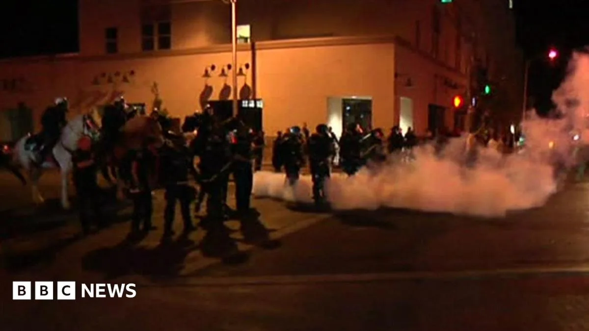 Violent Protests Erupt at Trump Rally in New Mexico