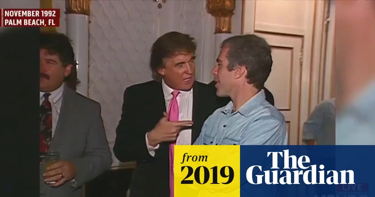 Footage of Trump and Epstein partying with women in 1992 emerges