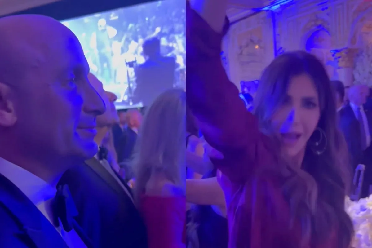 Stephen Miller and Kristi Noem criticised for dancing to 'Ice Ice Baby' at Mar-a-Lago NYE party
