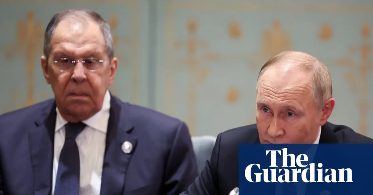 Lavrov’s absence from key meetings fuels speculation of rift with Putin
