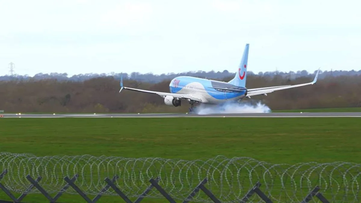TUI Boeing 737 Makes Emergency Landing at Manchester Airport