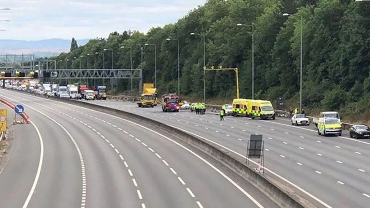 Two-Year-Old Girl Dies in M1 Crash Between Car and Lorry
