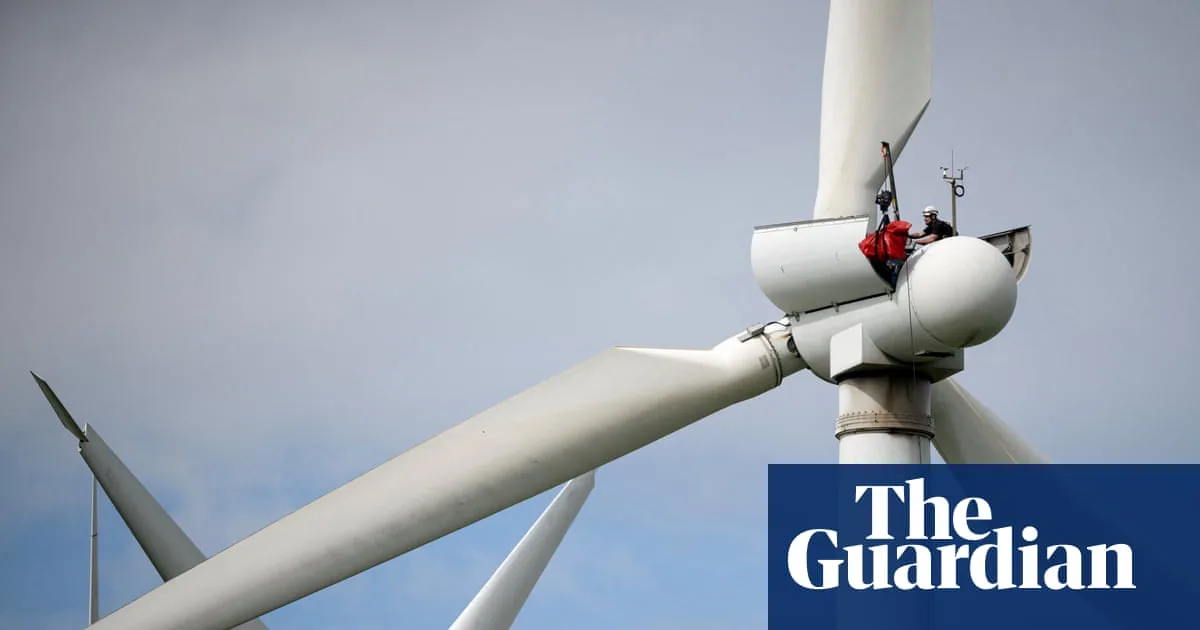 UK backs largest English onshore windfarm in decade among 190 green energy projects