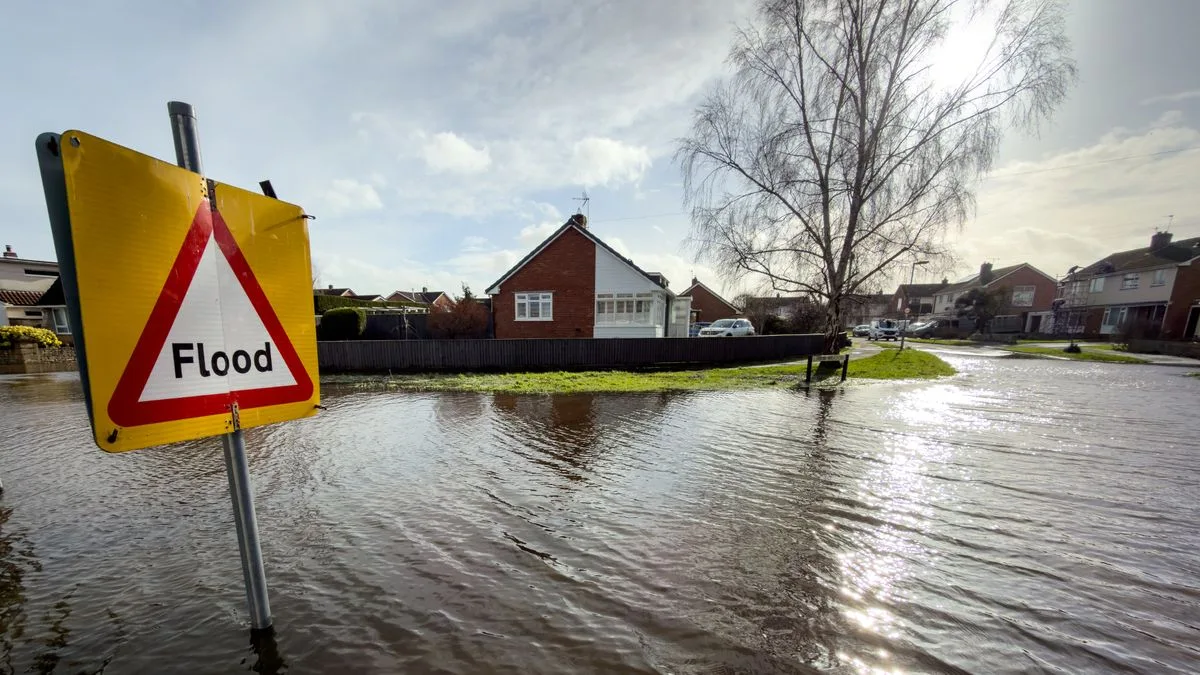 UK Flood Alerts: 25 Warnings Issued, Public Urged to Take Safety Steps