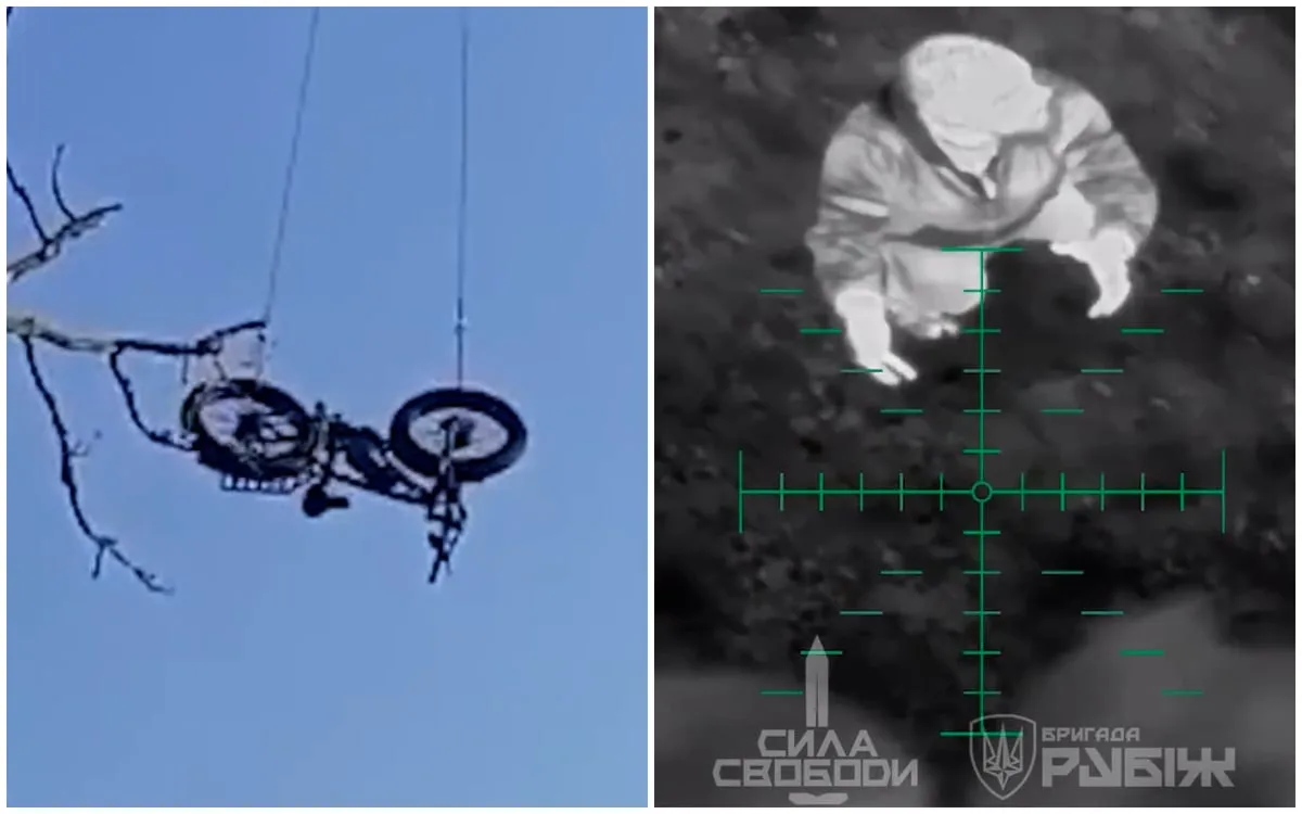 Ukrainian soldier escapes Russian forces on e-bike delivered by drone