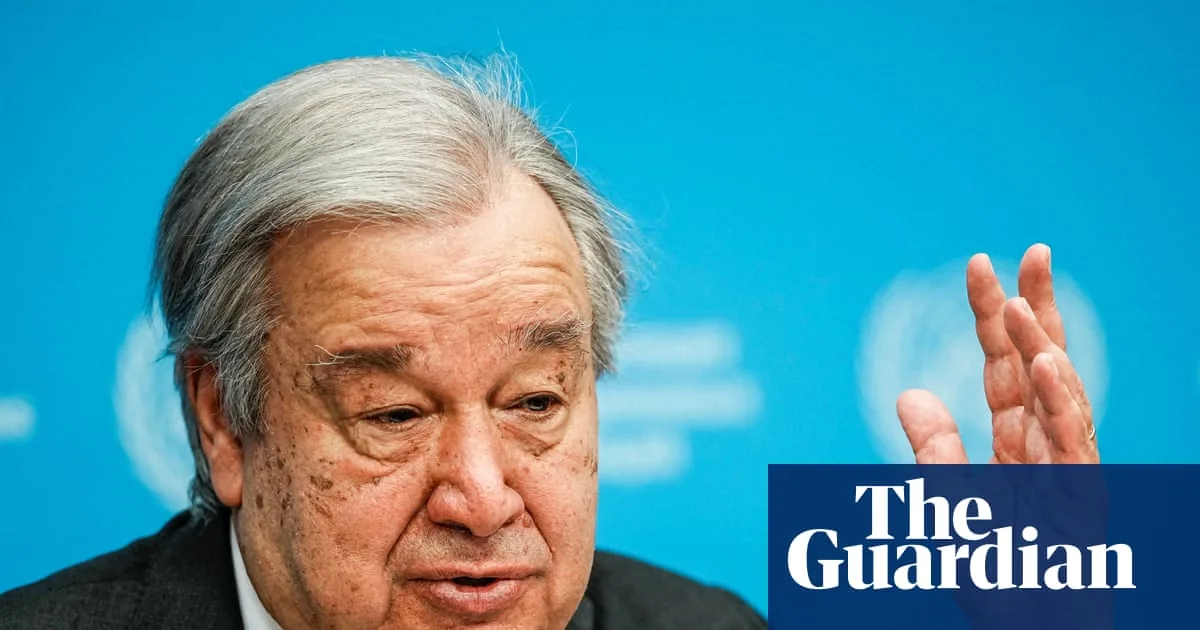 UN Chief Calls for Radical Economic Shift Beyond GDP to Avert Planetary Crisis