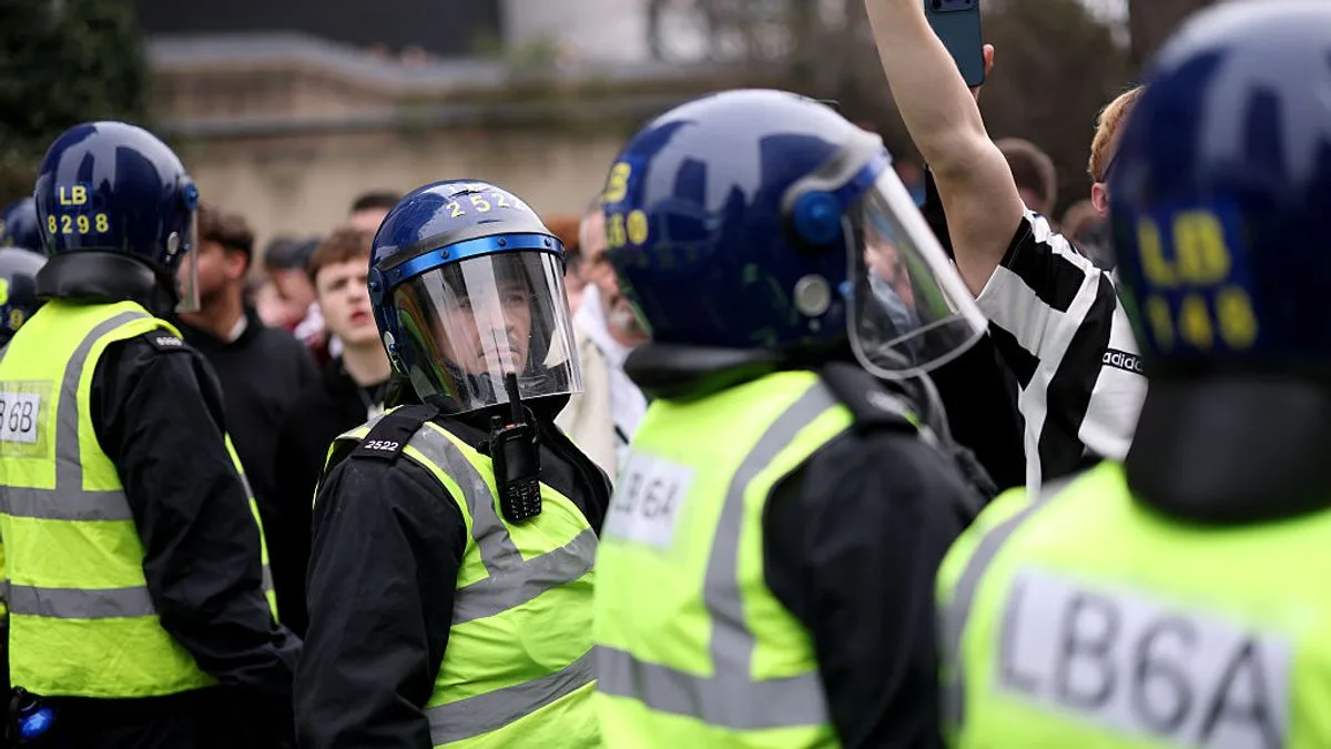 Violent Clashes Before Tyne-Wear Derby at St James' Park