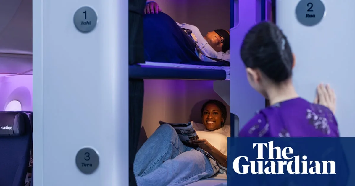 Air New Zealand Introduces Bunk-Bed Sleeping Pods for Economy Passengers