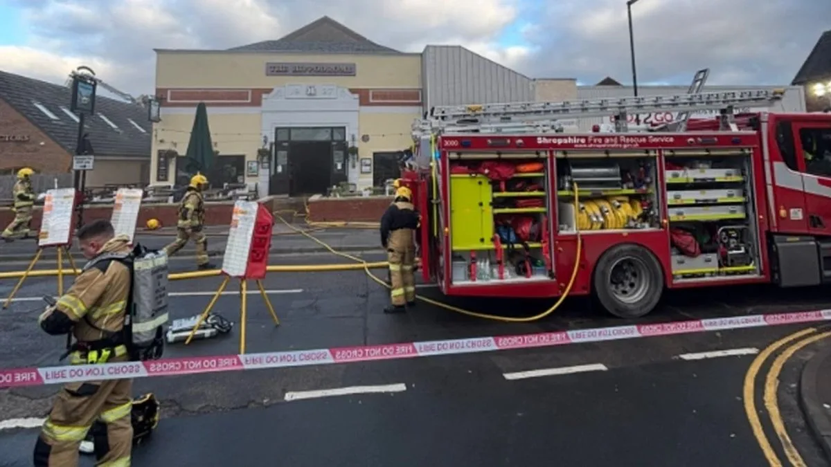Market Drayton Wetherspoons Fire Forces Evacuation