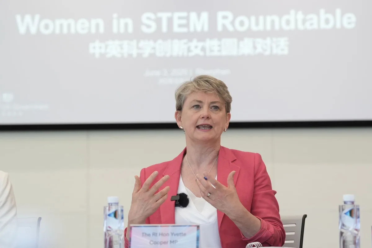 Yvette Cooper Raises Jimmy Lai Case During China Visit