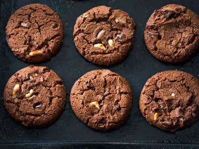 Air Fryer Triple Chocolate Cookies: 36p Each, Taste Like M&S