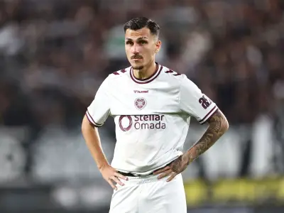 Alexandros Kyziridis issues emotional Hearts apology after Champions League howler