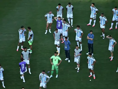 Argentina branded 'classless' after turning backs on Spain's World Cup trophy lift