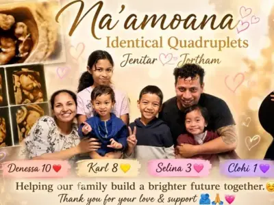 Australian Mum Gives Birth to Rare Identical Quadruplets