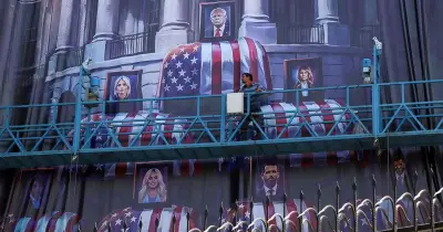 Blood for Blood Mural in Tehran Depicts Trump Family in Coffins