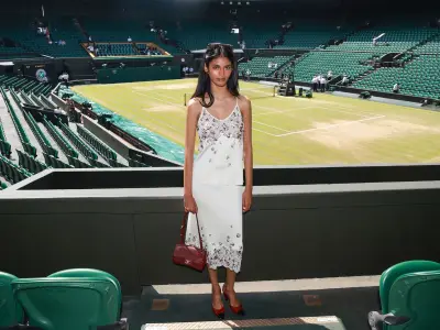 Chanel Model Bhavitha Mandava Stuns at Wimbledon Centre Court Photo Shoot