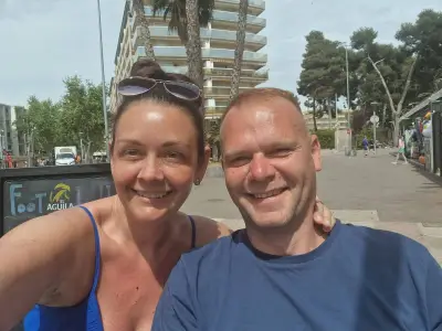 Dad almost dies on dream holiday after spewing blood by pool