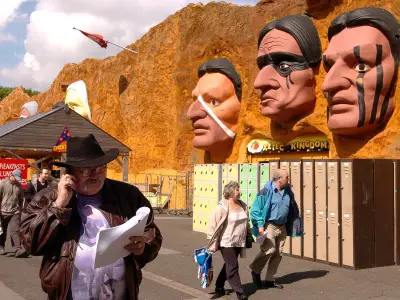 Derbyshire Theme Park Now a Housing Estate: The American Adventure