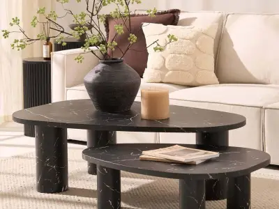 Dusk's Nesting Coffee Tables Reduced to £80, Similar to £790 Designer Option