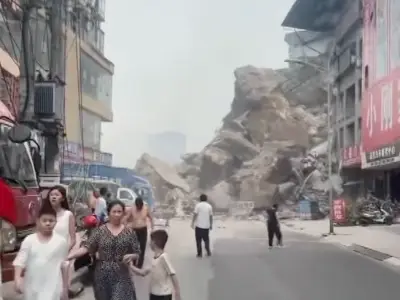 Eight dead, 34 missing after massive landslide in China megacity Chongqing