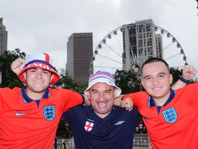 England fans flock to Atlanta for high-risk Argentina World Cup semi-final