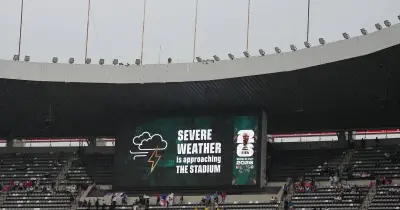 England vs Mexico World Cup Kick-Off Delayed by Storm at Azteca Stadium