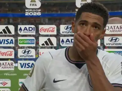 Jude Bellingham hits back at Thomas Tuchel in live TV interview after England World Cup win