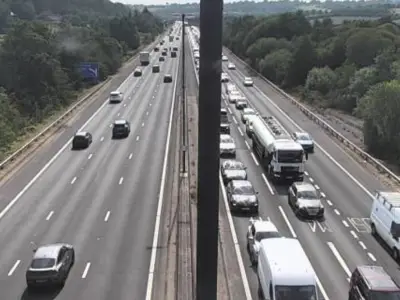 M4 Vehicle Fire Causes Major Delays on Summer Holiday Getaway