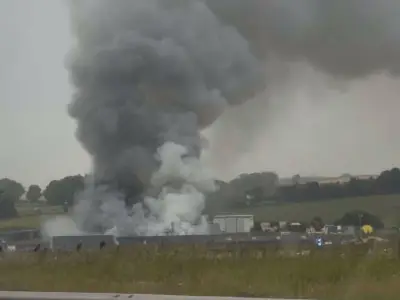 Major Fire at Tipperty Industrial Estate Near Ellon: Residents Warned