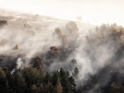 Major Incident Declared as Wildfire Burns Near Peak District National Park