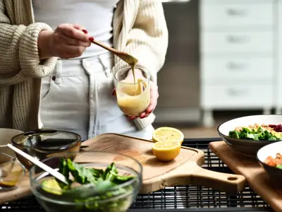 Make Your Own Creamy 4-Ingredient Salad Dressing in 5 Minutes