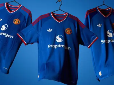 Manchester United unveil blue away kit for 2026/27 season
