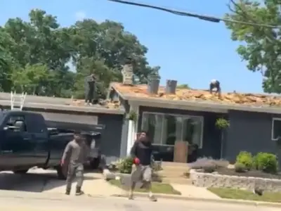 Men Fall Off Roof During Fight, Continue Brawl in Viral Detroit Video