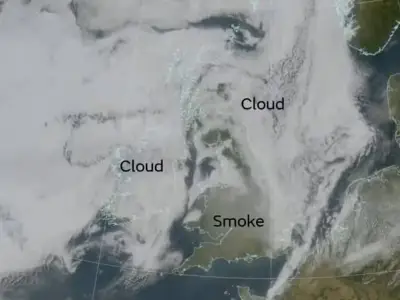 Met Office explains why UK skies turned 'opaque' due to Canadian wildfire smoke