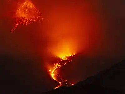 Mount Etna Eruption: Red Alert, Flights Canceled at Catania Airport