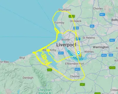Pilot Skywrites 'I'm Bored' Over North West England