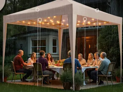 Pop-up gazebo 'stood strong' through lightning storm, now 15% off on Amazon