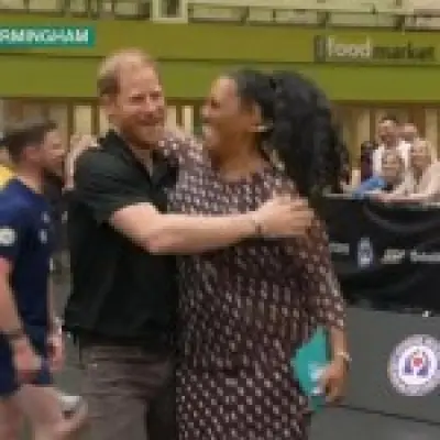 Prince Harry Surprises This Morning with Alison Hammond in Laser Tag