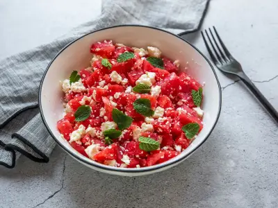 Quick Cooling Watermelon Salad Recipe Perfect for Summer BBQs