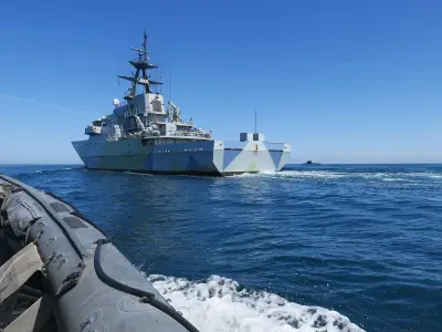 Russian Warship Fires Live Weapons 46 Miles Off UK Coast