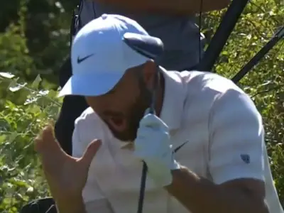 Scottie Scheffler Fumes at The Open After Errant Shot Sparks Dramatic Scenes