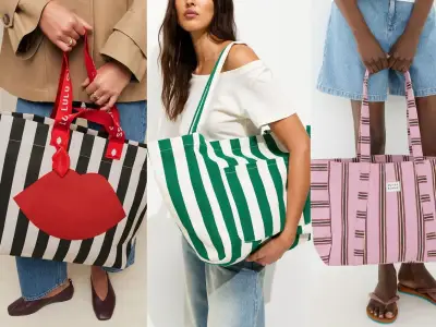 Stripy tote bags are the must-have summer accessory – 7 top picks from £10