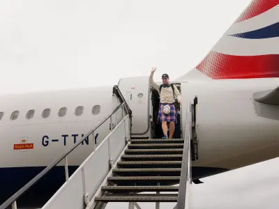Tartan Army Superfan Craig Ferguson Returns Home After £1m US Fundraising Trek